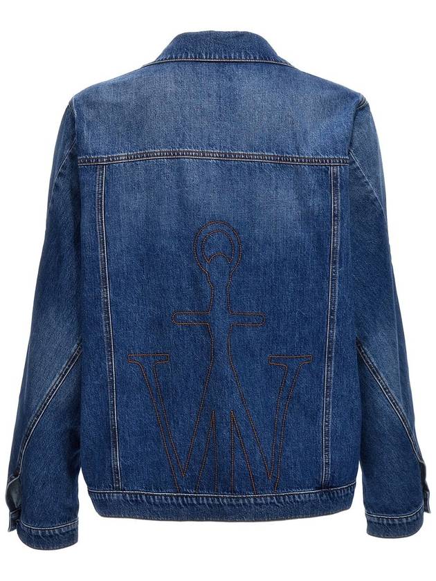 Twisted Denim Jacket Blue - JW ANDERSON - BALAAN 3