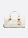 Lady D Joy Patent Cannage Small Calfskin Tote Bag Latte - DIOR - BALAAN 2