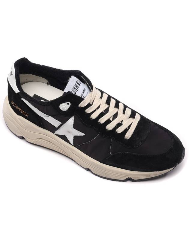 Men's Running Sole Low Top Sneakers Black - GOLDEN GOOSE - BALAAN 4