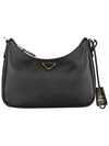 Re-Edition 2005 Saffiano Leather Shoulder Bag Black - PRADA - BALAAN 3