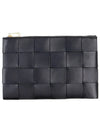 Intrecciato Cassette Clutch Bag Black - BOTTEGA VENETA - BALAAN 6