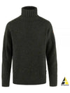 Men s Ovik Roller Neck Turtleneck Dark Olive - FJALL RAVEN - BALAAN 2