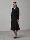 Lily Lily Trench Coat Black - AME - BALAAN 6