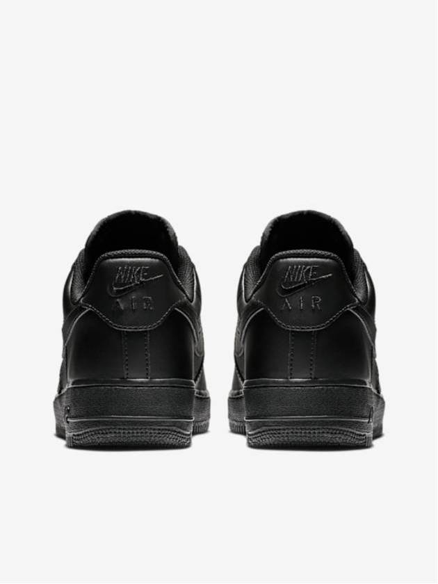 Air Force 1 '07 Low Top Sneakers Triple Black - NIKE - BALAAN 7