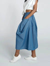 I Tech Flare Wide Pants Indigo Blue - ATHPLATFORM - BALAAN 4