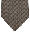 Interlocking G Silk Wool Tie Camel Brown - GUCCI - BALAAN 7