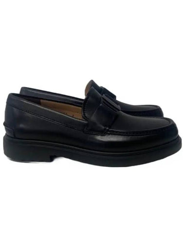 Ferragamo 020146 745294 PLANO loafer black - SALVATORE FERRAGAMO - BALAAN 1