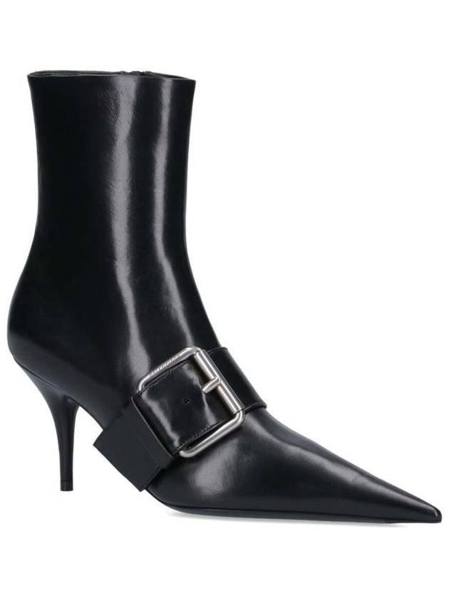 Knife Buckle Middle Boots Black - BALENCIAGA - BALAAN 3