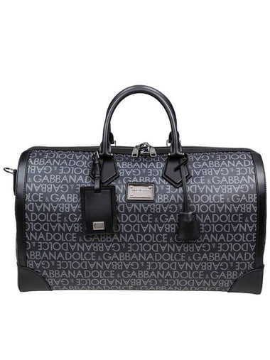 Dolce & Gabbana Duffel Bag In Coated Jacquard - DOLCE&GABBANA - BALAAN 1