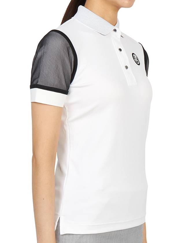 Golf Espoir MLW 3A AP03 WHITE Women s Collar Short Sleeve T Shirt Comfortable Fit - MARK & LONA - BALAAN 4