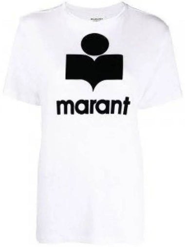 Short sleeve white black TS0001 FAA1N09E 1257854 - ISABEL MARANT - BALAAN 1