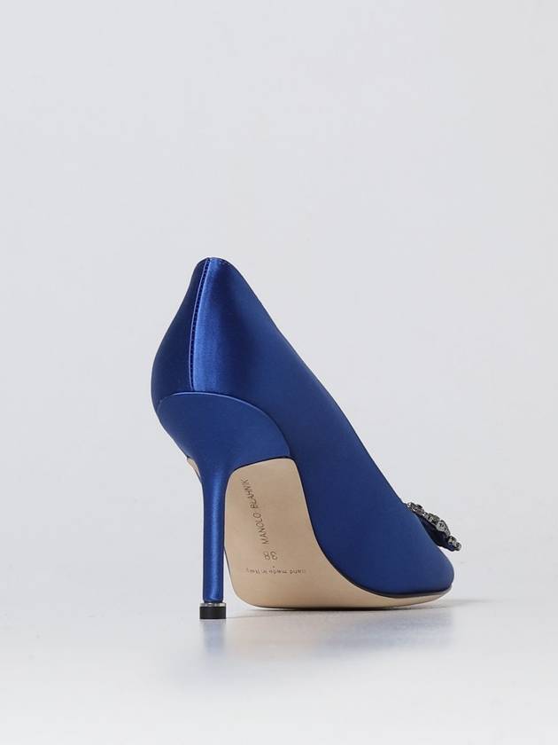 Hangisi Manolo Blahnik d&eacute;collet&eacute; in satin - MANOLO BLAHNIK - BALAAN 3