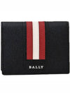 Talder Leather Card Wallet Black - BALLY - BALAAN 4