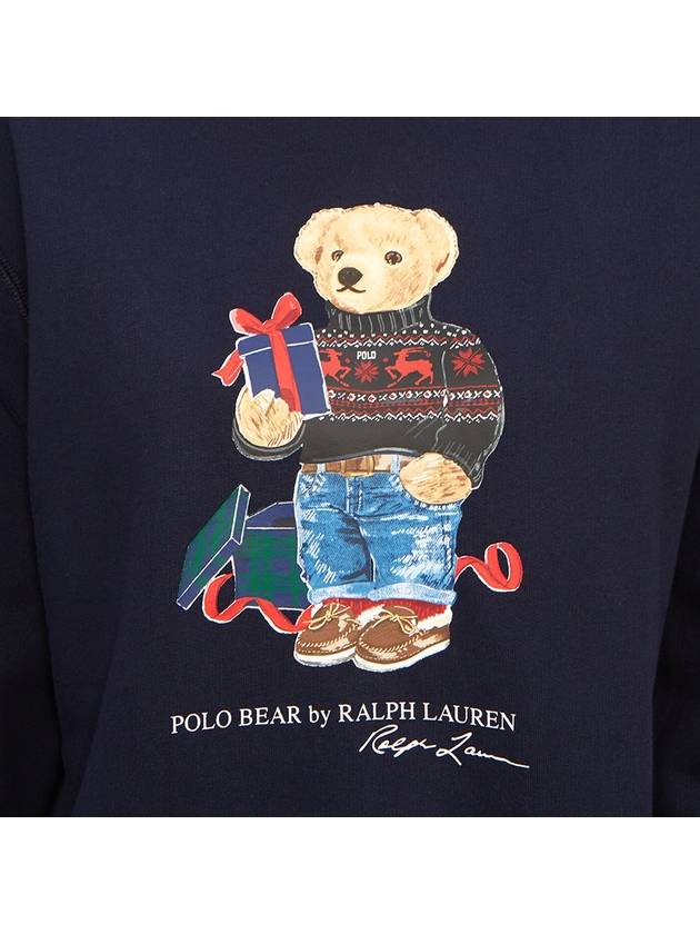 Kids brushed sweatshirt 323919722003 NAVY Adult wearable - POLO RALPH LAUREN - BALAAN 8