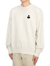 Mike Logo Cotton Sweatshirt White - ISABEL MARANT - BALAAN 3