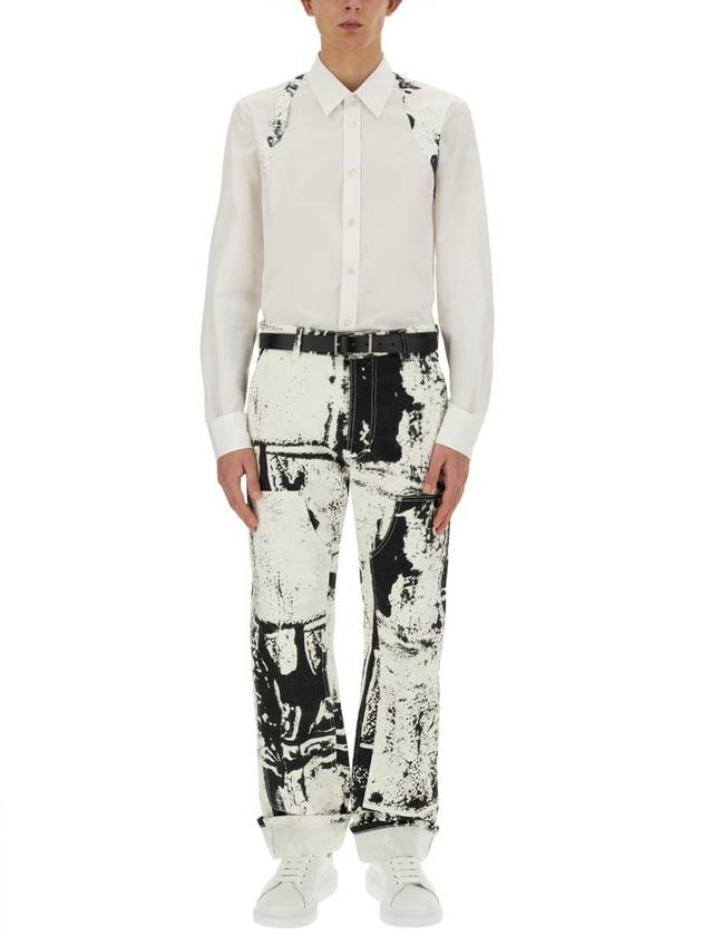 Denim Straight Pants 781778 QYAAZ 9080 - ALEXANDER MCQUEEN - BALAAN 3