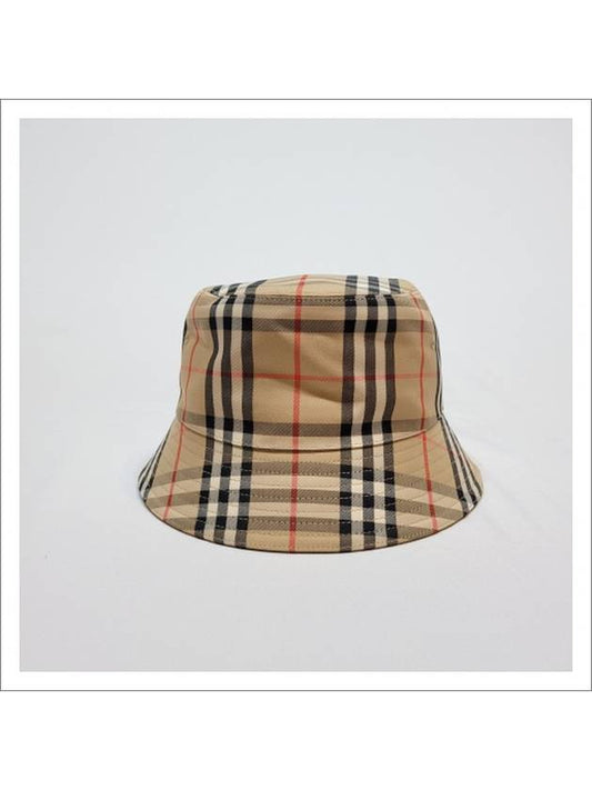 Vintage Check Technical Bucket Hat Beige - BURBERRY - BALAAN 2