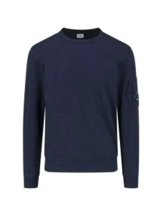 Light Fleece Sweatshirt Navy - CP COMPANY - BALAAN 2