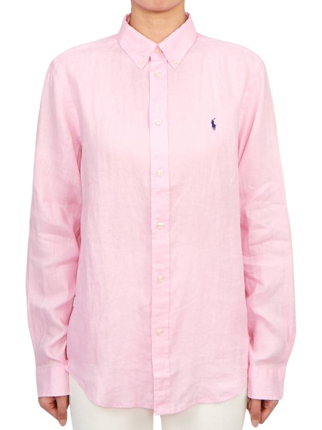 Kids Shirt 323865270004 Pink - POLO RALPH LAUREN - BALAAN 2