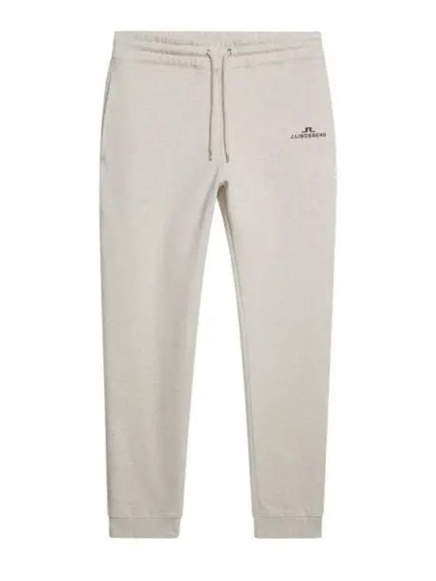 Alpha Logo Print Track Pants Beige - J.LINDEBERG - BALAAN 2