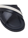 Jabil Stripe Detail Slippers 60266724044 F000 Black - BALLY - BALAAN 10