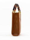 Sunshine Shopper Small Leather Tote Bag Brown - FENDI - BALAAN 5