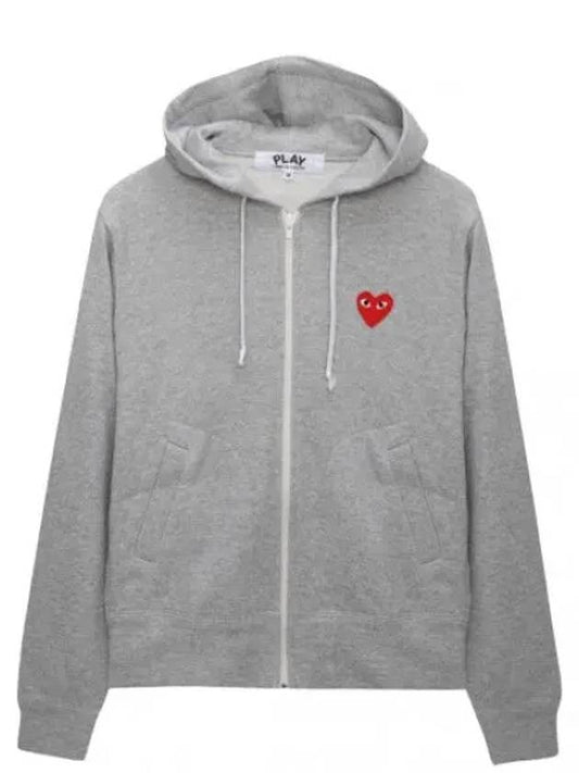 Logo Patch Hooded Zip up Women - COMME DES GARCONS - BALAAN 1