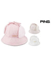 WOMAN SIMPLE BEONG GEOJI golf hat 3COLORS for women - PING - BALAAN 4