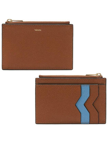 3CC Zipper Card Wallet SGNL0009028LOCCP99 MCCBNE - VALEXTRA - BALAAN 1