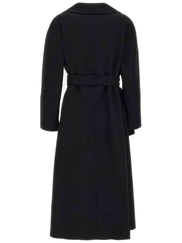 24SS Elisa Wool Belted Long Coat Black 2419011031 013 - MAX MARA - BALAAN 4