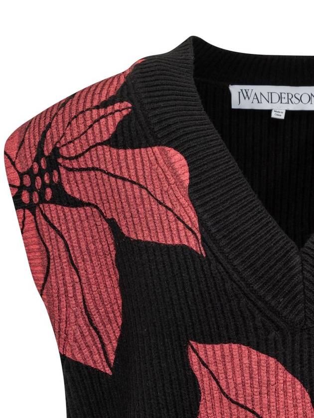 JW Anderson Vest With Floral Pattern - JW ANDERSON - BALAAN 3