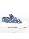 LV Squad Denim Sneakers 37 5 245 - LOUIS VUITTON - BALAAN 8