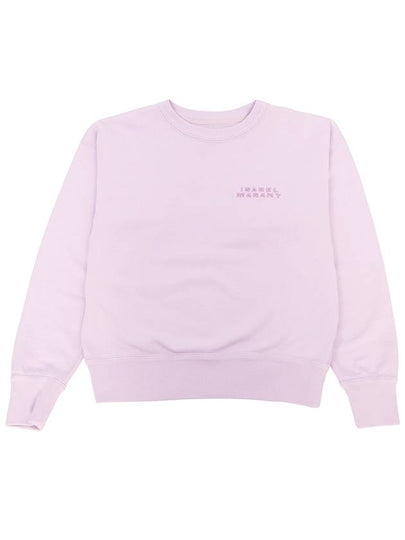 Shard Embroidered Logo Sweatshirt Lilac - ISABEL MARANT - BALAAN 2