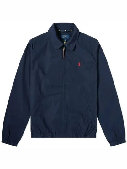 Men's Bayport Cotton Zip-Up Jacket Navy - POLO RALPH LAUREN - BALAAN 2