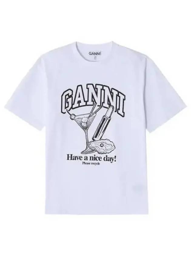 Women s short sleeve t shirt 270011 - GANNI - BALAAN 1