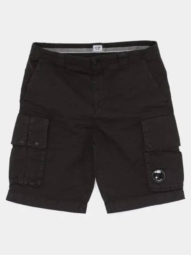 CP Company Lens Wappen Twill Cargo Shorts Men s 16CMBE295A 006026 1050814 - CP COMPANY - BALAAN 1