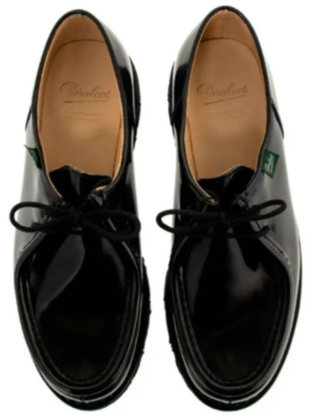 Michael Gloss Leather Derby Black - PARABOOT - BALAAN 4