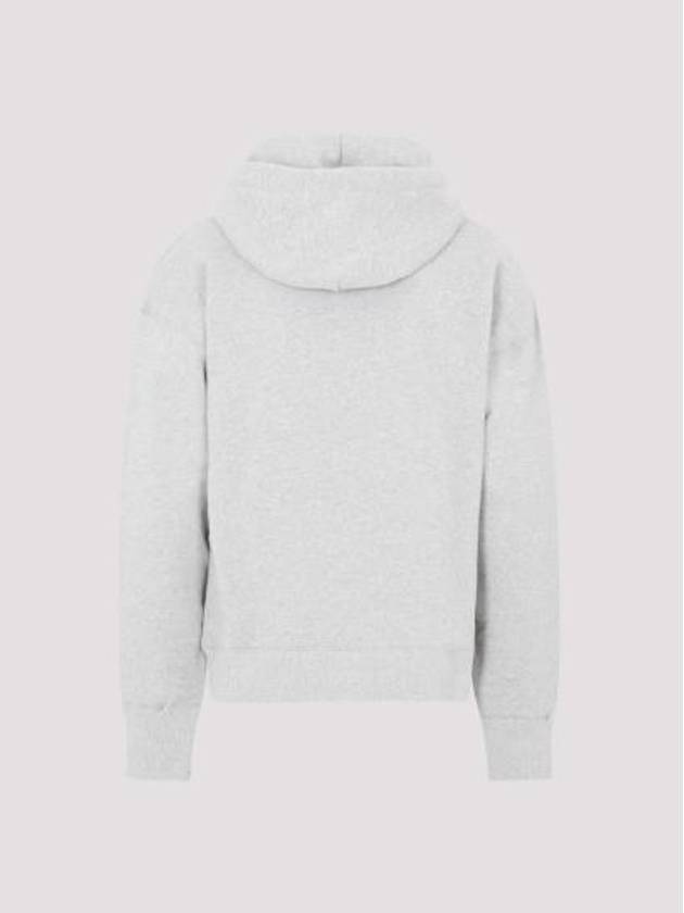 Drawstring Cotton Hoodie Powder Green - JIL SANDER - BALAAN 3