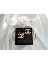 22K Gold CC Logo Crystal Earrings 9473 - CHANEL - BALAAN 3