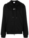 Tracksuit Zip-Up Hoodie Black - COURREGES - BALAAN 1