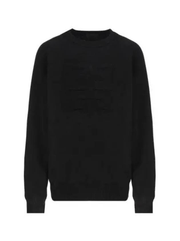 4G Logo Cashmere Knit Top Black - GIVENCHY - BALAAN 2