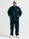 Vintage Walker Wide Jacket Indigo - BOOVOOM - BALAAN 3