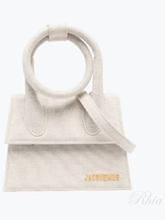 Le Chiquito Noeud Coiled Tote Bag Light Greige - JACQUEMUS - BALAAN 2