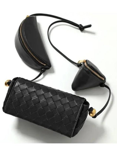 Pouch On Strap Cross Bag Black - BOTTEGA VENETA - BALAAN 2