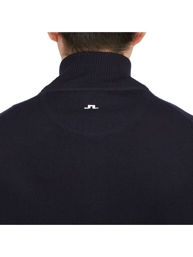 Men's Kian Zip-up Sweater Navy - J.LINDEBERG - BALAAN 8