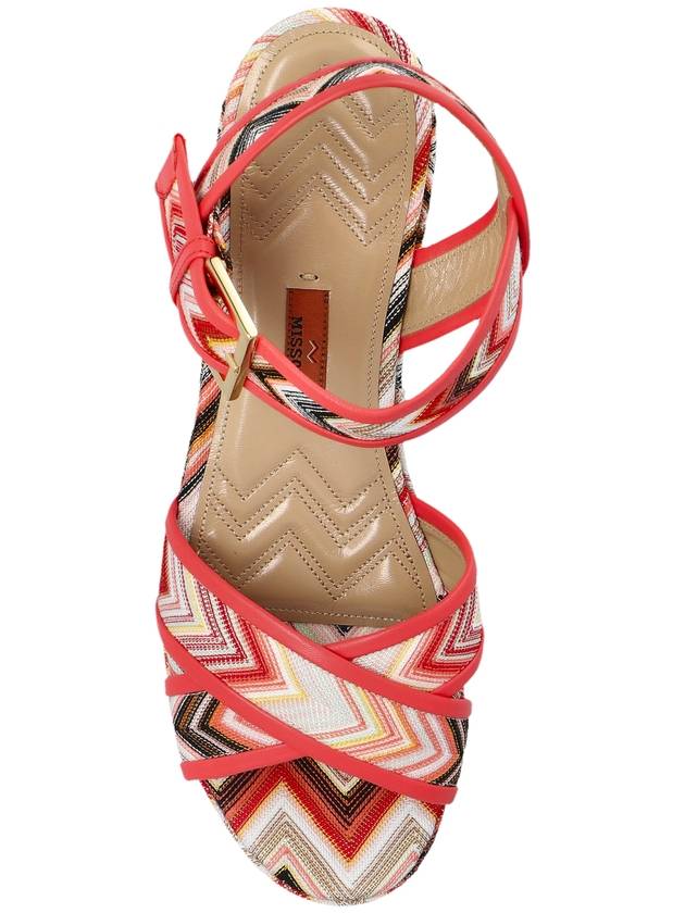 Missoni Patterned Platform Sandals, Women's, Multicolour - MISSONI - BALAAN 6