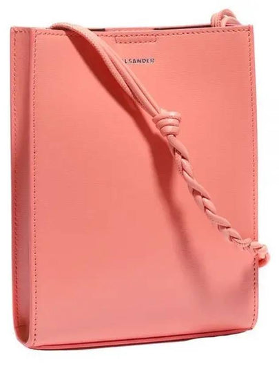 Tangle Small Leather Cross Bag Coral - JIL SANDER - BALAAN 2