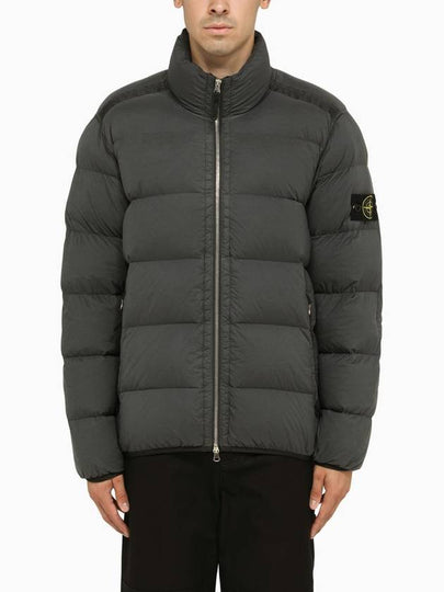 Seamless Tunnel Nylon Down Padding  Lead Gray - STONE ISLAND - BALAAN 2