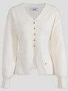 Redolence Vneck line cardigan cream - MICANE - BALAAN 7