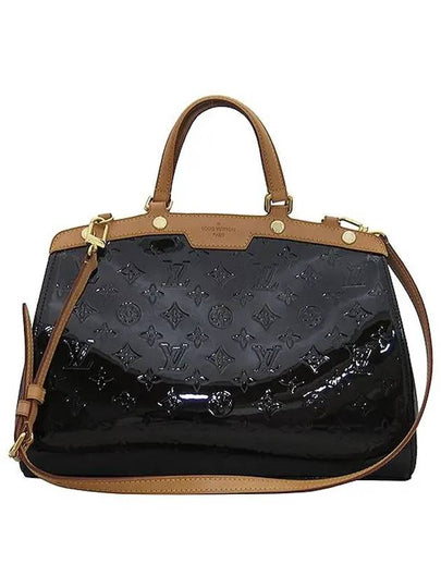 M91619 Monogram Vernis Amarante Brea MM Tote Bag Shoulder Strap 2WAY - LOUIS VUITTON - BALAAN 2